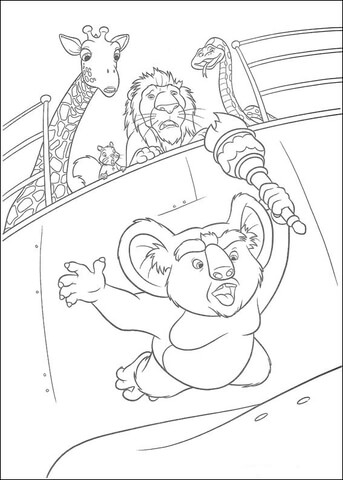 Nigel Is Falling Down  Coloring Page